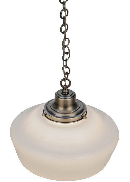Meyda Tiffany 144291 One Light Pendant, Antique Nickel