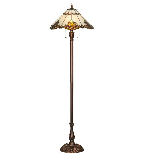 Meyda Tiffany 144409 Floor Lamp, Mahogany Bronze