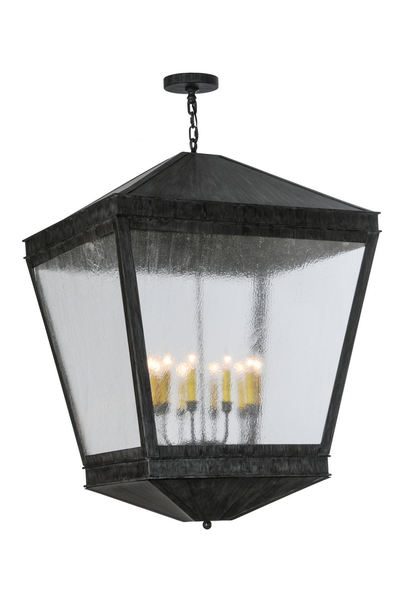 Meyda Tiffany 144670 Ten Light Pendant, Antique Iron Gate
