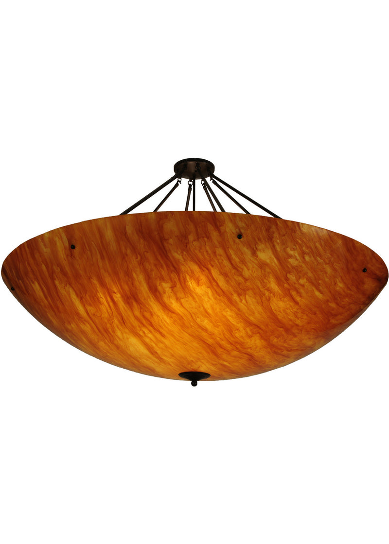 Meyda Tiffany 144747 12 Light Semi-Flushmount, Timeless Bronze