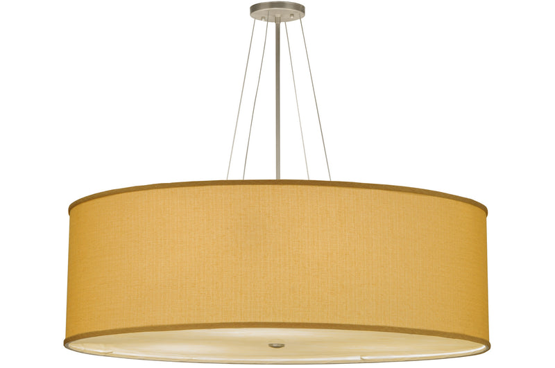 Meyda Tiffany 144954 Three Light Semi-Flushmount, Natural Aluminum