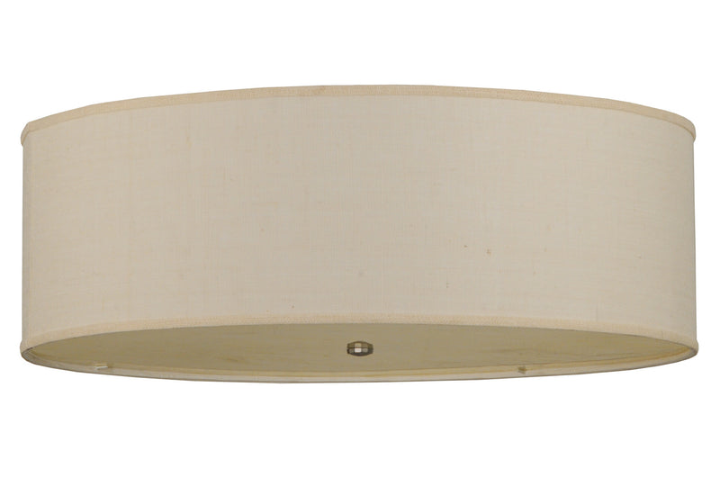Meyda Tiffany 144957 Three Light Flushmount, Nickel