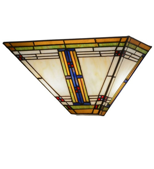 Meyda Tiffany 144967 Two Light Wall Sconce, Mahogany Bronze