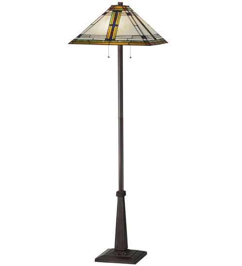 Meyda Tiffany 145071 Floor Lamp, Mahogany Bronze