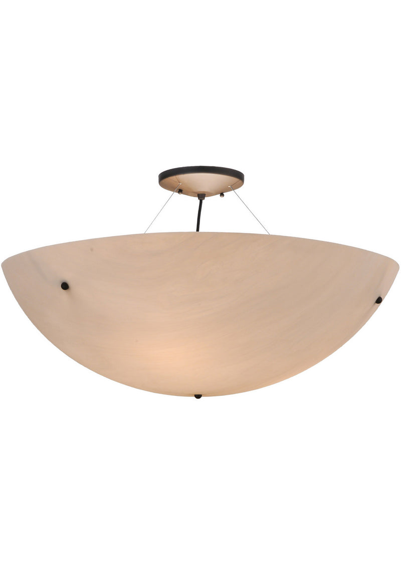 Meyda Tiffany 145121 Six Light Inverted Pendant, Oil Rubbed Bronze