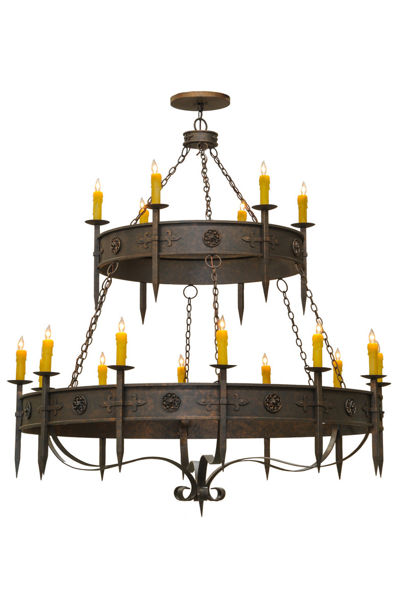 Meyda Tiffany 145304 18 Light Chandelier, Custom