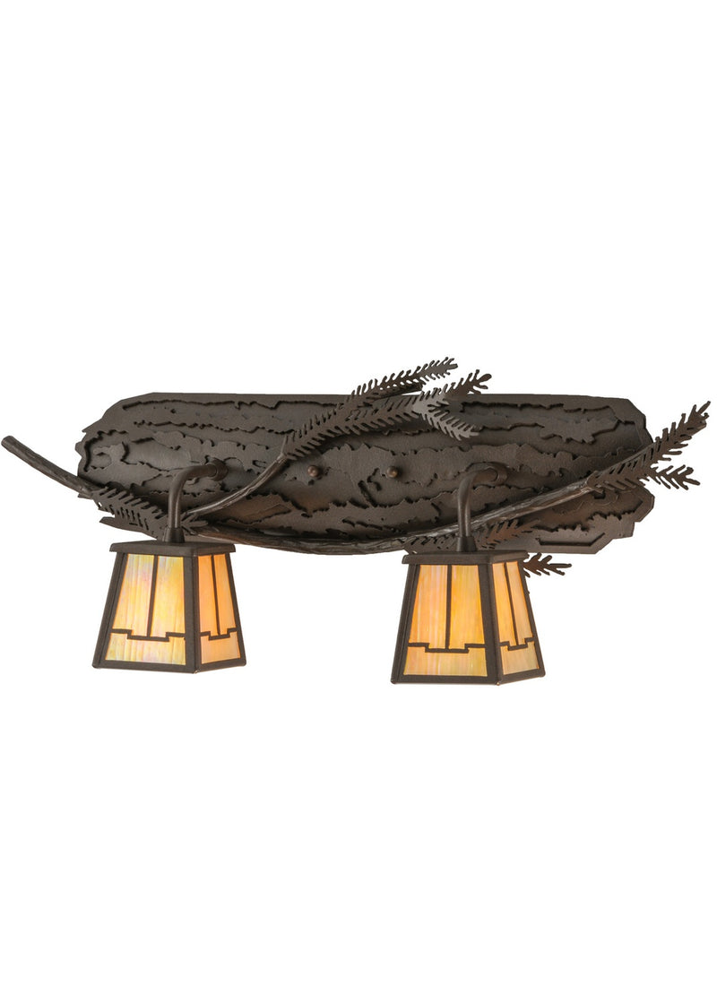 Meyda Tiffany 145307 Two Light Vanity, Cafe Noir
