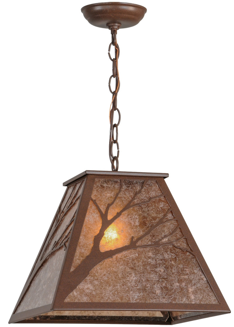 Meyda Tiffany 145310 One Light Pendant, Cafe Noir