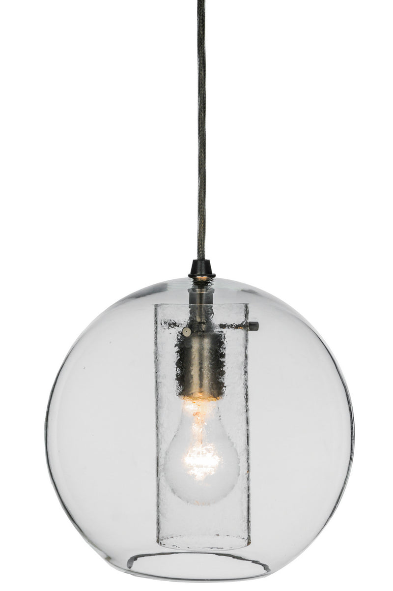 Meyda Tiffany 145576 One Light Mini Pendant, Nickel