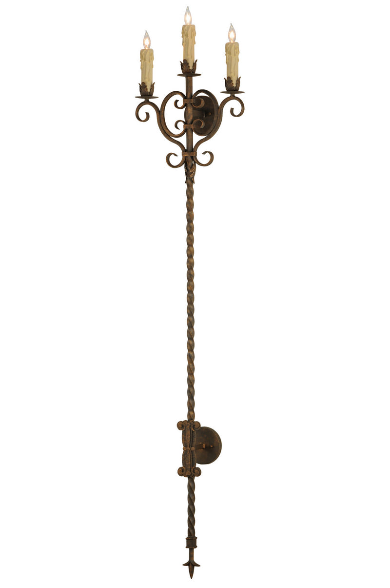 Meyda Tiffany 145593 Three Light Wall Sconce, Custom