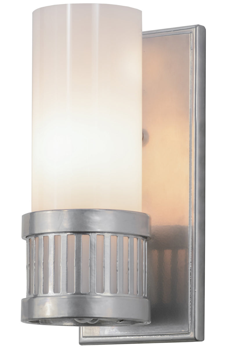 Meyda Tiffany 145702 One Light Wall Sconce, Polished Nickel