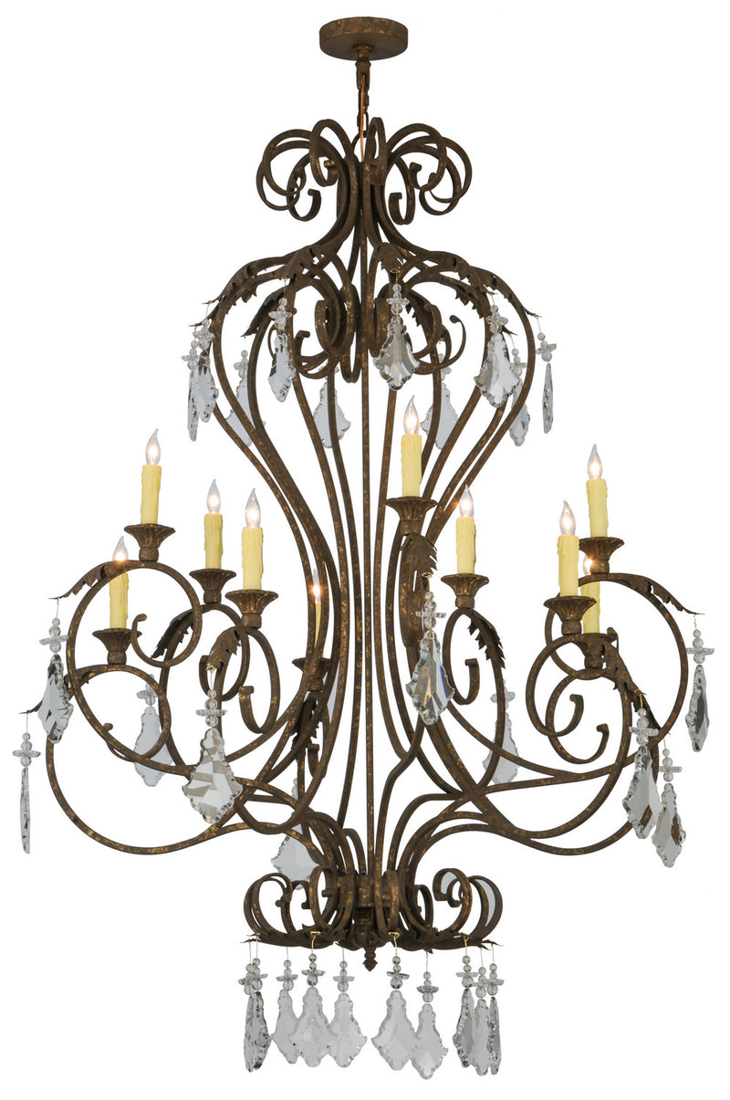 Meyda Tiffany 145747 Ten Light Chandelier, Custom