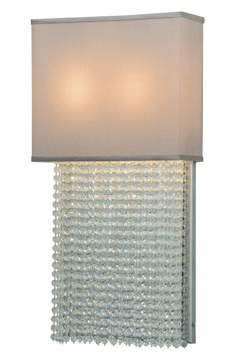 Meyda Tiffany 145914 Two Light Wall Sconce, Pewter