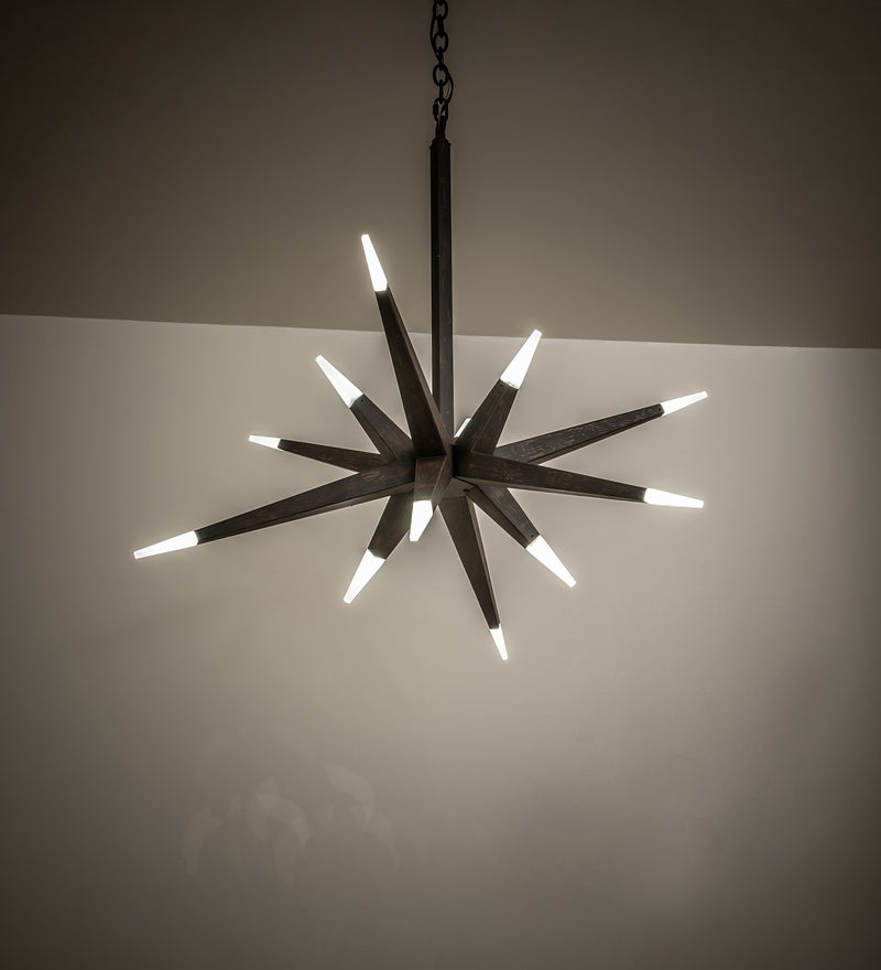 Meyda Tiffany 145938 12 Light Pendant, Toasted Chestnut