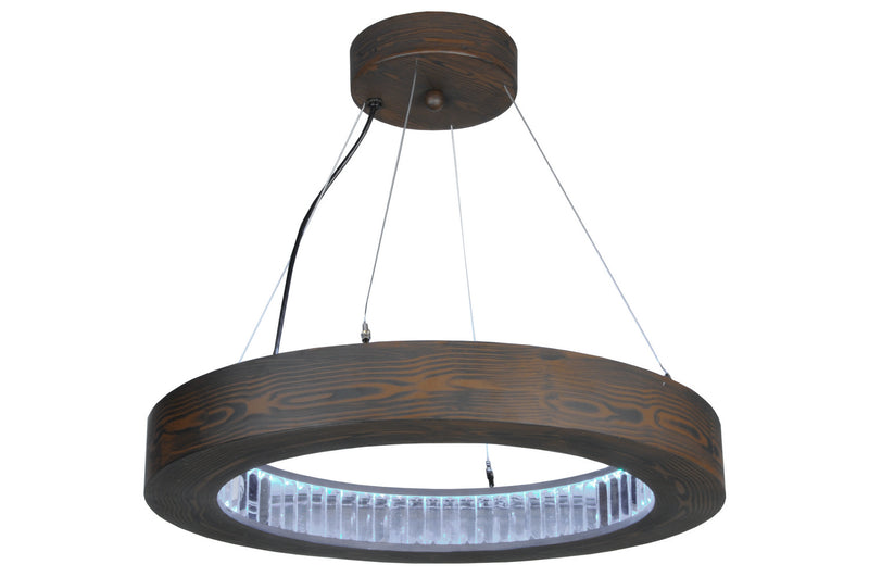 Meyda Tiffany 145988 LED Pendant, Armoire Hickory