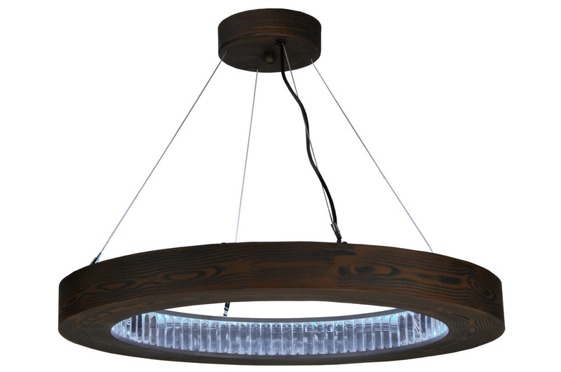 Meyda Tiffany 145990 LED Pendant, Armoire Hickory