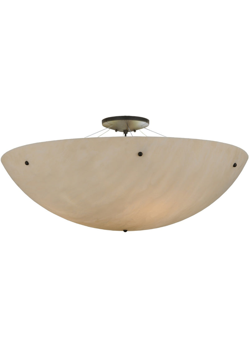 Meyda Tiffany 146028 Six Light Inverted Pendant, Oil Rubbed Bronze