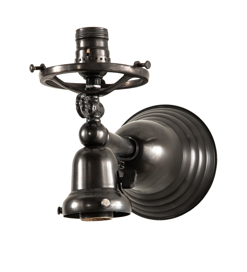 Meyda Tiffany 146049 Two Light Wall Sconce Hardware, Craftsman Brown