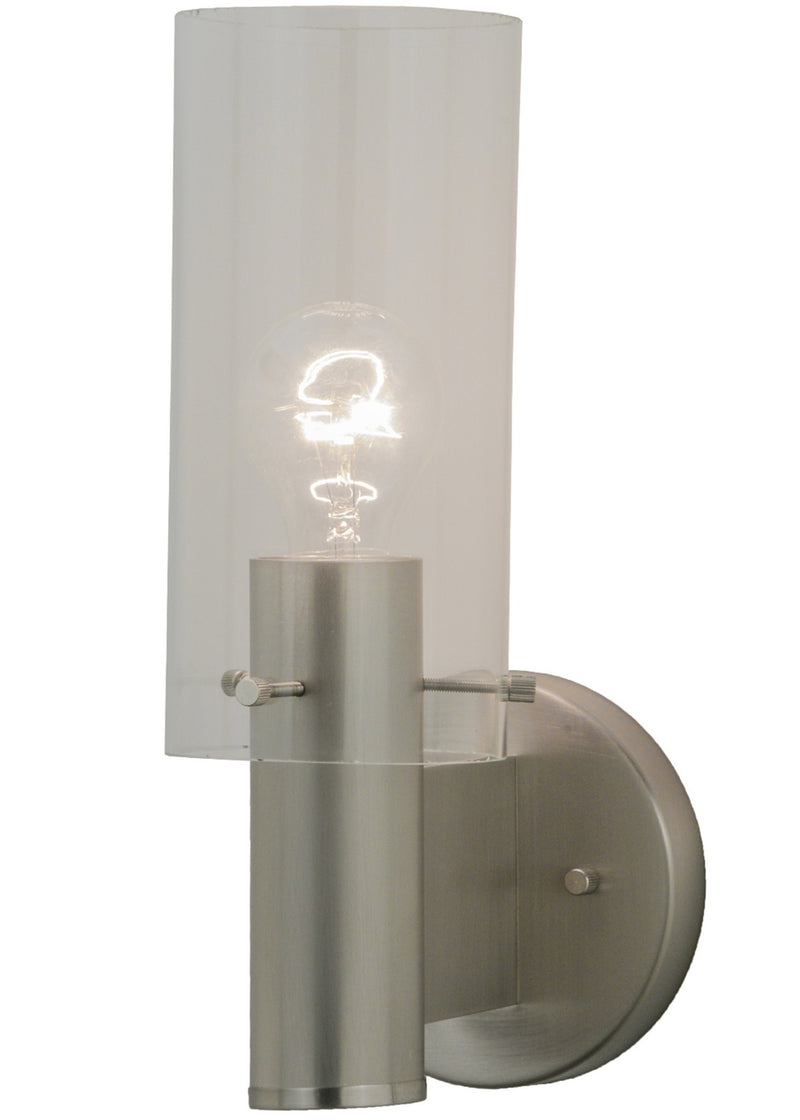 Meyda Tiffany 146106 One Light Wall Sconce, Satin Nickel