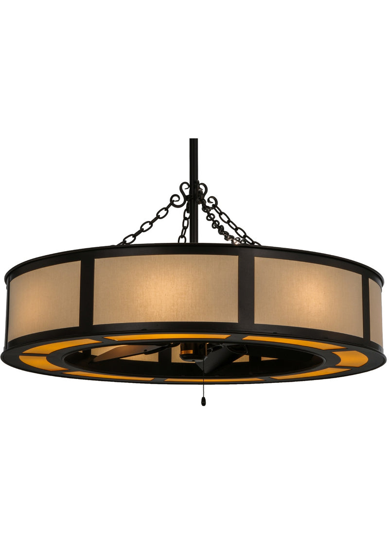 Meyda Tiffany 146241 12 Light Chandel-Air, Mahogany Bronze