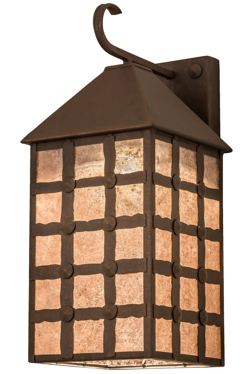 Meyda Tiffany 146413 One Light Wall Sconce, Antique Rust