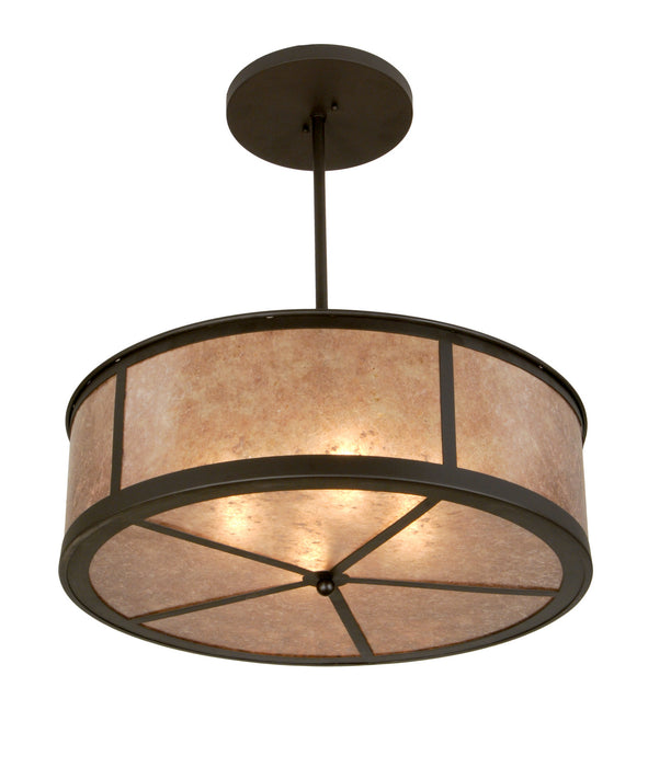 Meyda Tiffany 146419 Four Light Pendant, Oil Rubbed Bronze