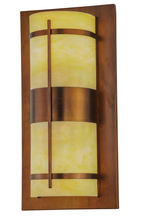 Meyda Tiffany 146612 LED Wall Sconce, Vintage Copper