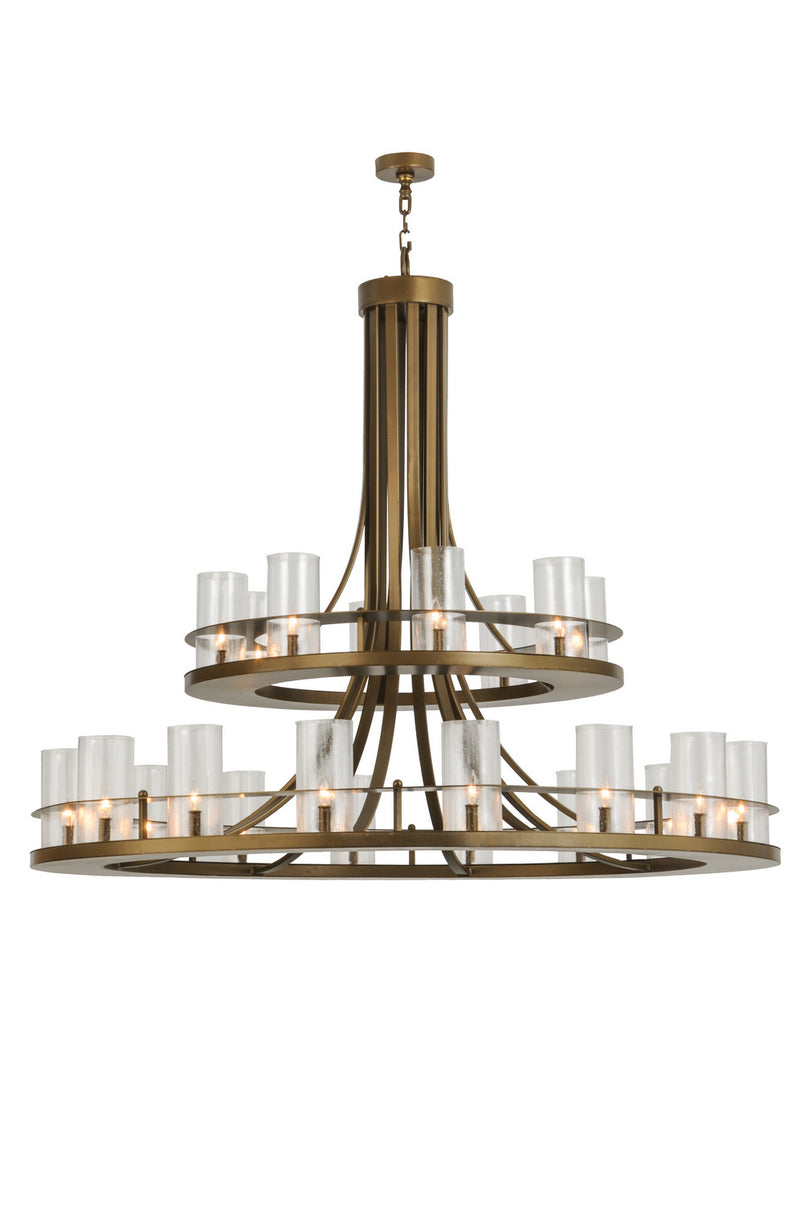 Meyda Tiffany 146669 24 Light Pendant, Hubbardton Bronze
