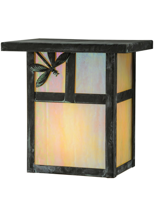 Meyda Tiffany 146705 One Light Wall Sconce, Verdigris