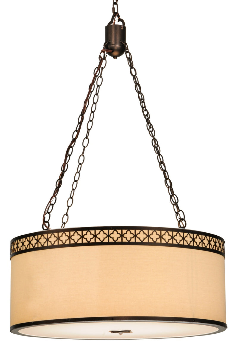 Meyda Tiffany 146714 Eight Light Pendant, Mahogany Bronze