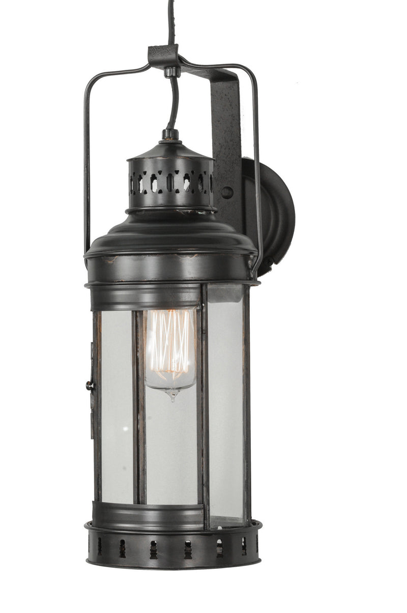Meyda Tiffany 146812 One Light Wall Sconce, Craftsman Brown