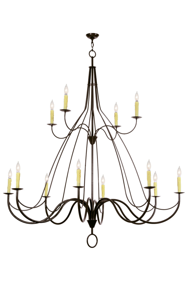 Meyda Tiffany 146889 LED Chandelier, Timeless Bronze