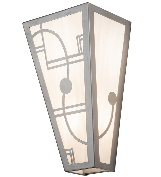 Meyda Tiffany 146937 Two Light Wall Sconce, Nickel