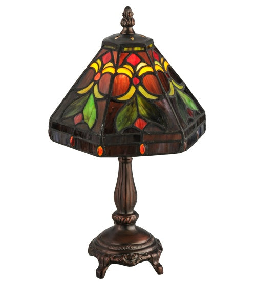 Meyda Tiffany 146951 One Light Accent Lamp, Mahogany Bronze