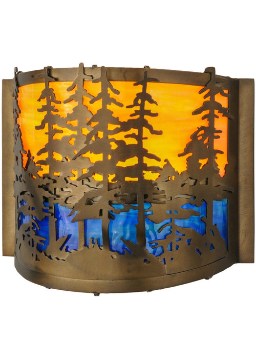 Meyda Tiffany 146953 One Light Wall Sconce, Antique Copper