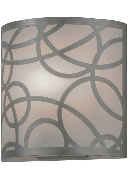 Meyda Tiffany 147034 One Light Wall Sconce, Nickel