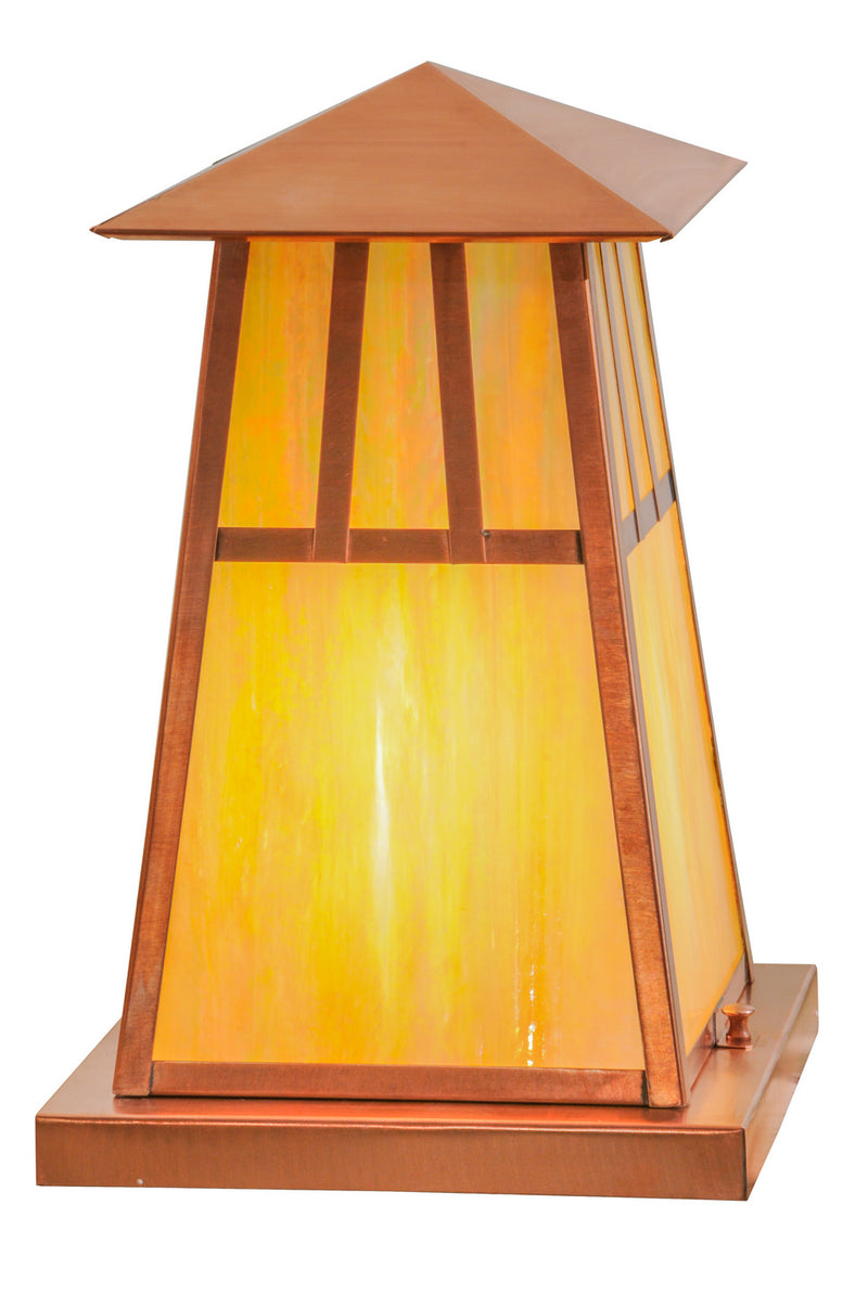 Meyda Tiffany 147116 One Light Pier Mount, Raw Copper