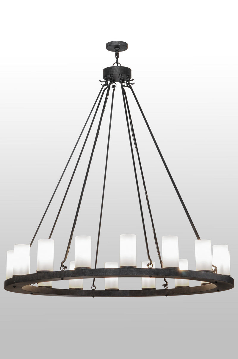 Meyda Tiffany 147302 16 Light Chandelier, Smoke