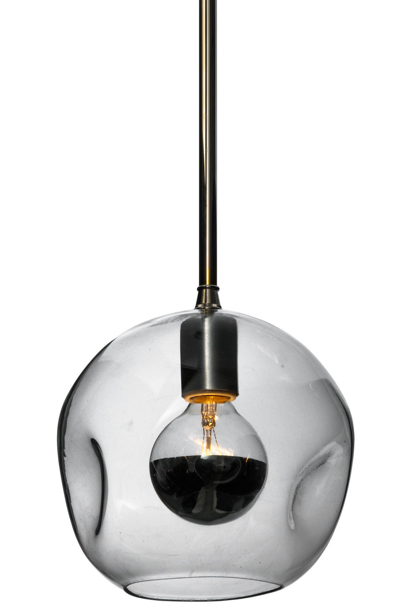 Meyda Tiffany 147362 One Light Pendant, Polished Nickel