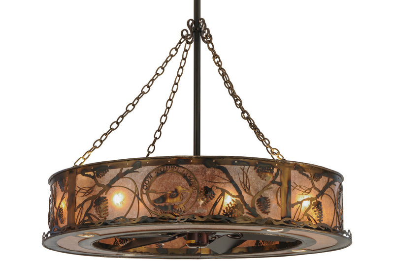 Meyda Tiffany 147376 16 Light Chandel-Air, Burnished Copper