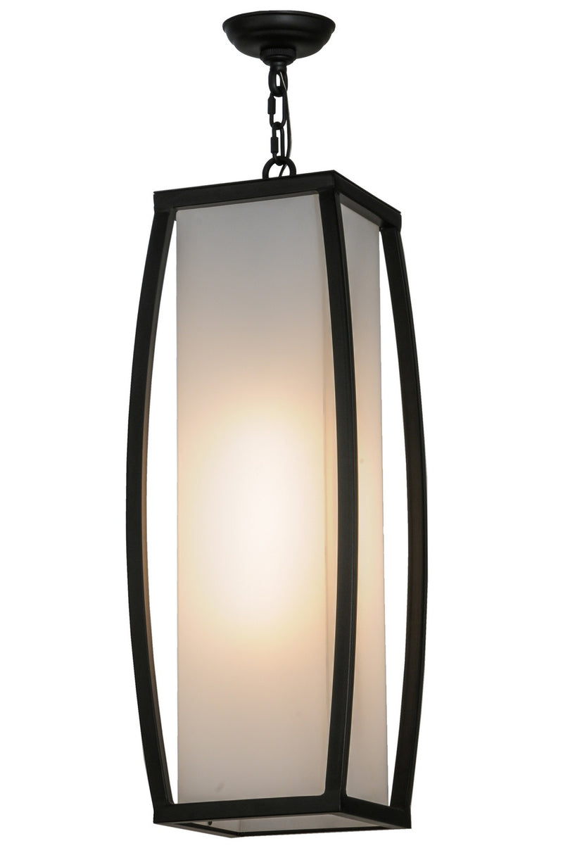 Meyda Tiffany 147402 One Light Pendant, Solar Black