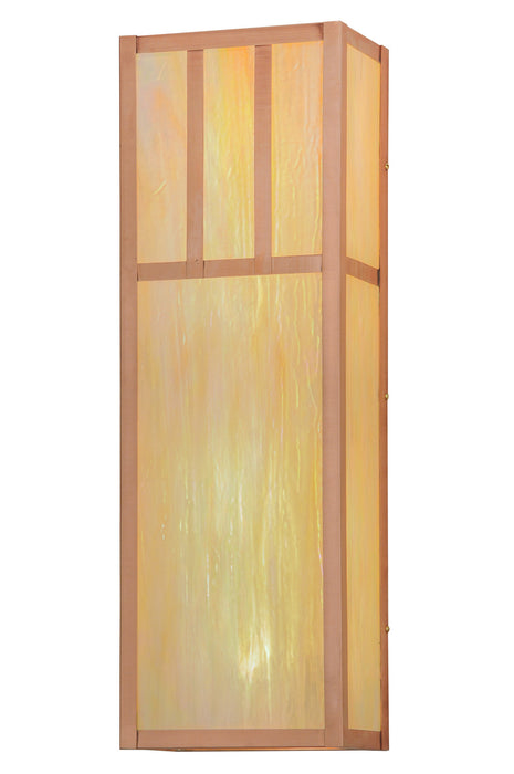 Meyda Tiffany 147441 Four Light Wall Sconce, Natural Copper