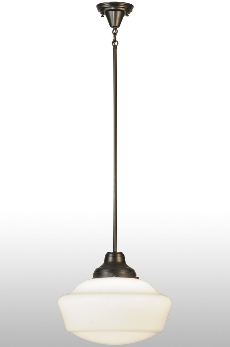 Meyda Tiffany 147634 One Light Pendant, Craftsman Brown