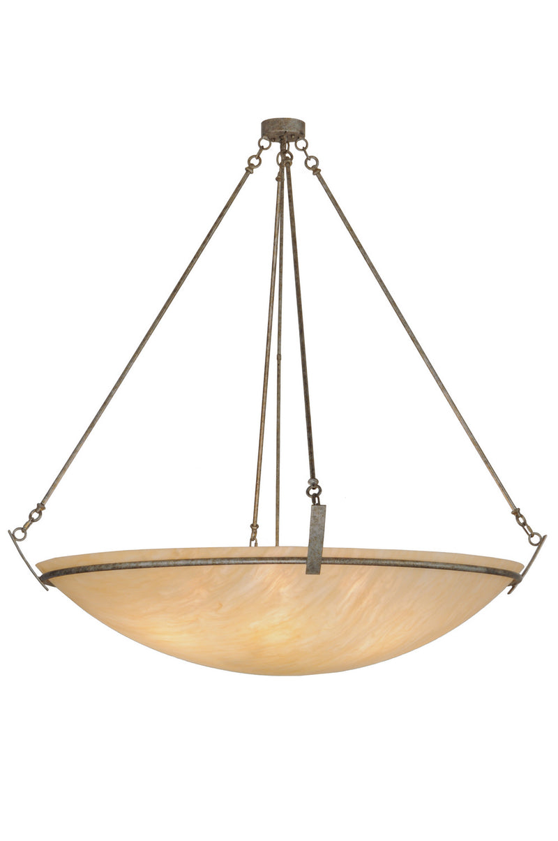 Meyda Tiffany 147712 Ten Light Inverted Pendant, Corinth