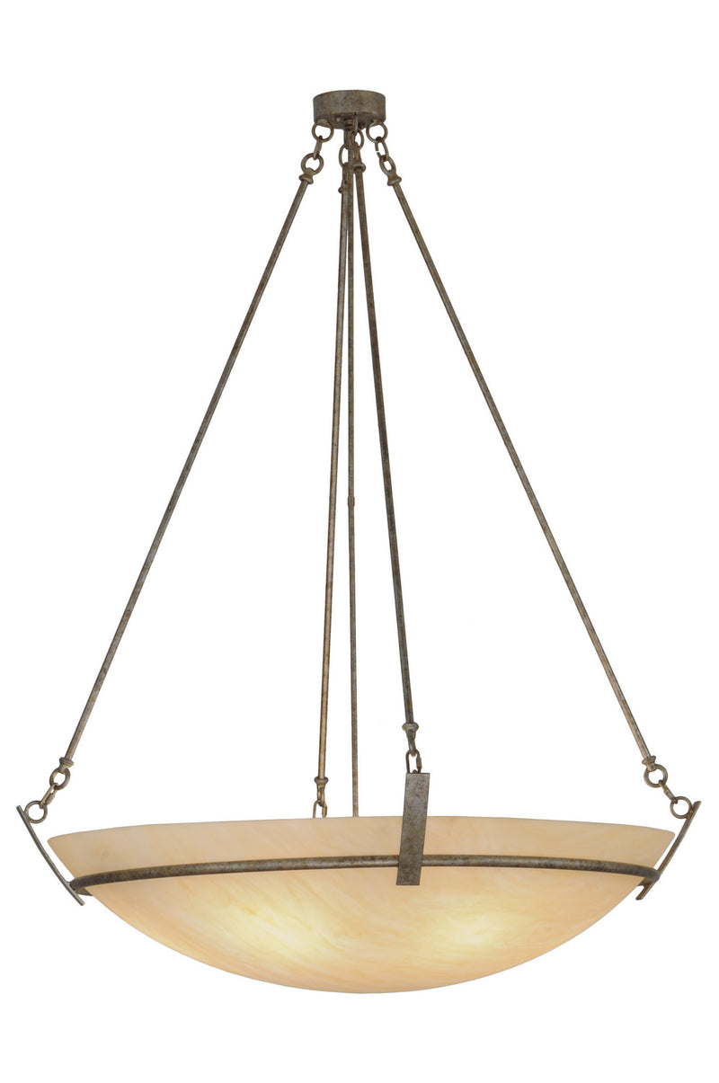 Meyda Tiffany 147713 Eight Light Inverted Pendant, Corinth