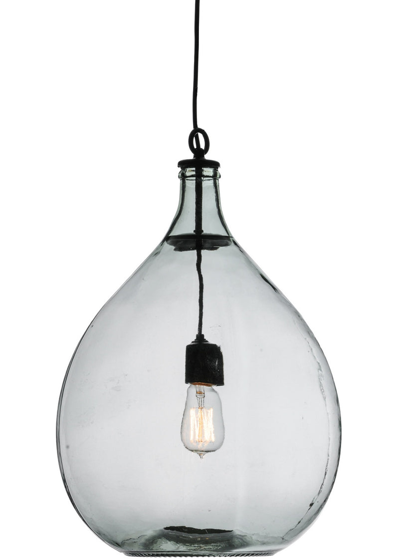 Meyda Tiffany 147753 One Light Pendant, Black Metal
