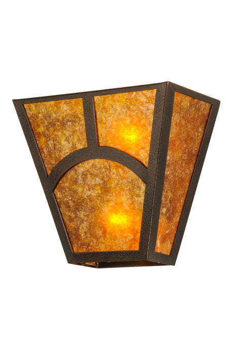 Meyda Tiffany 147764 Two Light Wall Sconce, Copper Vein