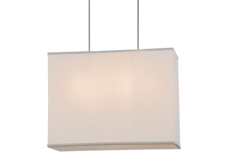 Meyda Tiffany 147803 Two Light Pendant, Nickel