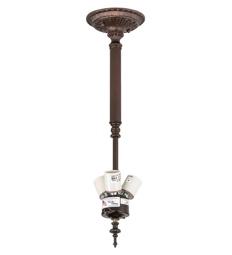 Meyda Tiffany 14800 Three Light Pendant Hardware, Mahogany Bronze
