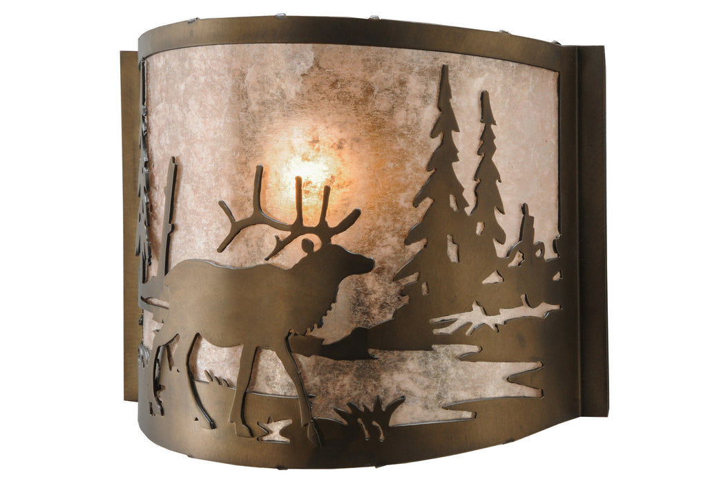 Meyda Tiffany 148034 One Light Wall Sconce, Antique Copper